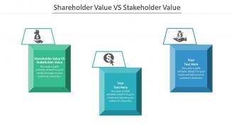 Shareholder value vs stakeholder value ppt powerpoint presentation show slide portrait cpb