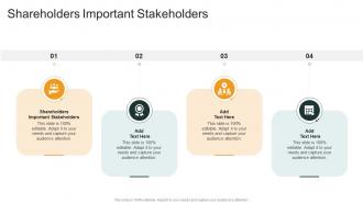 Shareholders Important Stakeholders In Powerpoint And Google Slides Cpb