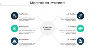 Shareholders Investment Ppt Powerpoint Presentation Portfolio Brochure Cpb