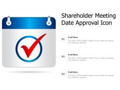 Shareholders Meeting Date Approval Icon