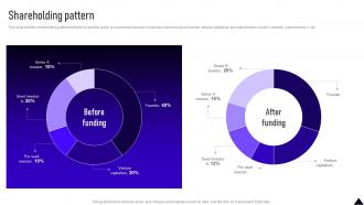 Shareholding Pattern Dv01 Investor Funding Elevator Pitch Deck