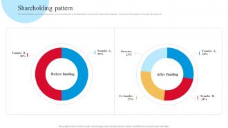 Shareholding Pattern Online Payment Gateway Platform Capital Funding Pitch Deck