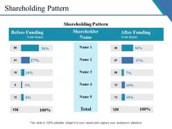 Shareholding pattern ppt examples