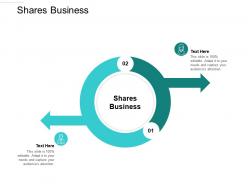 Shares business ppt powerpoint presentation professional deck cpb