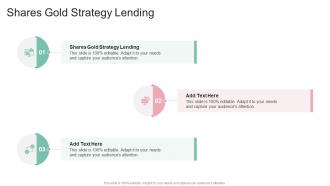 Shares Gold Strategy Lending In Powerpoint And Google Slides Cpb