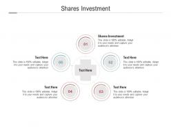 Shares investment ppt powerpoint presentation infographics guidelines cpb