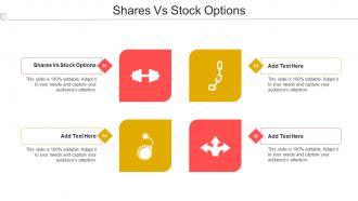 Shares Vs Stock Options Ppt Powerpoint Presentation Show Skills Cpb