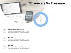 Shareware vs freeware ppt powerpoint presentation ideas display cpb
