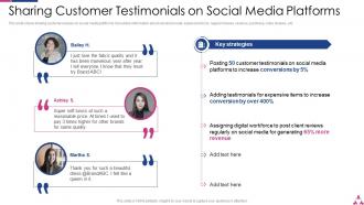 Sharing Customer Testimonials On Social Media Platforms Ppt Powerpoint Presentation Rules