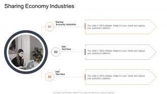Sharing Economy Industries In Powerpoint And Google Slides Cpb