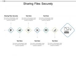 Sharing files securely ppt powerpoint presentation infographic template ideas cpb