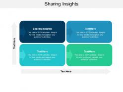 Sharing insights ppt powerpoint presentation styles gallery cpb
