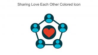 Sharing Love Each Other Colored Icon In Powerpoint Pptx Png And Editable Eps Format