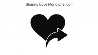 Sharing Love Monotone Icon In Powerpoint Pptx Png And Editable Eps Format