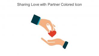 Sharing Love With Partner Colored Icon In Powerpoint Pptx Png And Editable Eps Format