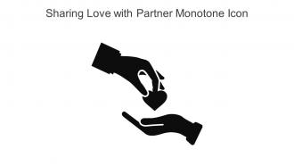 Sharing Love With Partner Monotone Icon In Powerpoint Pptx Png And Editable Eps Format