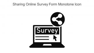 Sharing Online Survey Form Monotone Icon In Powerpoint Pptx Png And Editable Eps Format