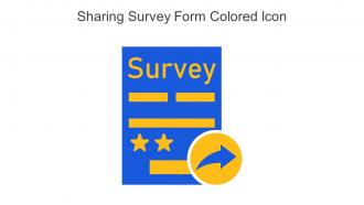 Sharing Survey Form Colored Icon In Powerpoint Pptx Png And Editable Eps Format