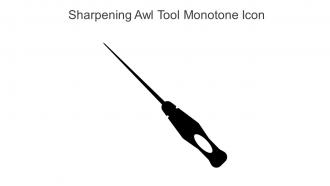 Sharpening Awl Tool Monotone Icon In Powerpoint Pptx Png And Editable Eps Format