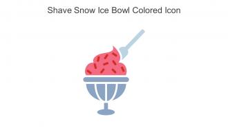 Shave Snow Ice Bowl Colored Icon In Powerpoint Pptx Png And Editable Eps Format