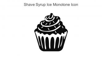 Shave Syrup Ice Monotone Icon In Powerpoint Pptx Png And Editable Eps Format
