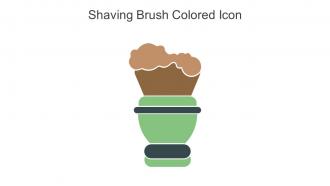 Shaving Brush Colored Icon In Powerpoint Pptx Png And Editable Eps Format