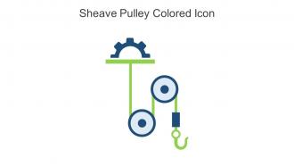 Sheave Pulley Colored Icon In Powerpoint Pptx Png And Editable Eps Format