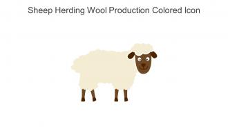 Sheep Herding Wool Production Colored Icon In Powerpoint Pptx Png And Editable Eps Format