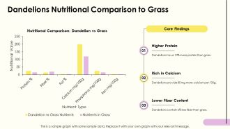 Sheep Nutrition From Dandelion Plants PPT Designs AT Customizable Idea
