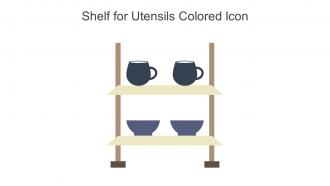 Shelf For Utensils Colored Icon In Powerpoint Pptx Png And Editable Eps Format