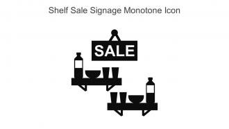 Shelf Sale Signage Monotone Icon In Powerpoint Pptx Png And Editable Eps Format