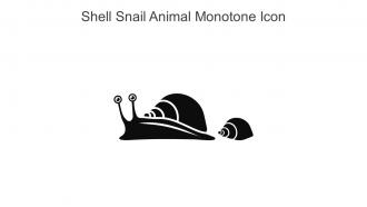 Shell Snail Animal Monotone Icon In Powerpoint Pptx Png And Editable Eps Format