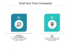 Shell sort time complexity ppt powerpoint presentation deck cpb