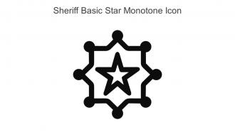 Sheriff Basic Star Monotone Icon In Powerpoint Pptx Png And Editable Eps Format