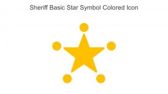 Sheriff Basic Star Symbol Colored Icon In Powerpoint Pptx Png And Editable Eps Format