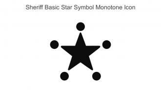Sheriff Basic Star Symbol Monotone Icon In Powerpoint Pptx Png And Editable Eps Format