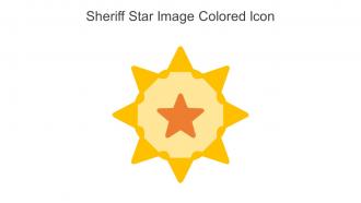 Sheriff Star Image Colored Icon In Powerpoint Pptx Png And Editable Eps Format