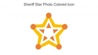 Sheriff Star Photo Colored Icon In Powerpoint Pptx Png And Editable Eps Format
