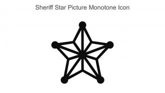 Sheriff Star Picture Monotone Icon In Powerpoint Pptx Png And Editable Eps Format