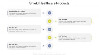 Shield Healthcare Products In Powerpoint And Google Slides Cpb