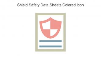 Shield Safety Data Sheets Colored Icon In Powerpoint Pptx Png And Editable Eps Format
