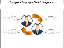 Shift Icon Company Employee Arrow Gear Rotational Square Direction