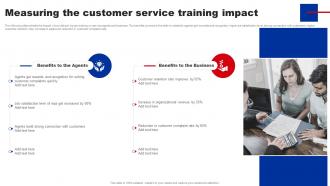 Shifting From Blue Ocean Measuring The Customer Service Training Impact Strategy SS V