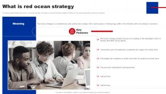 Shifting From Blue Ocean What Is Red Ocean Strategy Ppt Icon Format Strategy SS V
