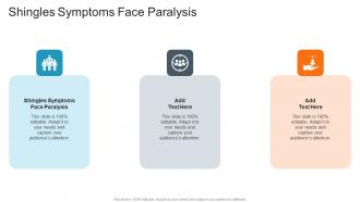 Shingles Symptoms Face Paralysis In Powerpoint And Google Slides Cpb