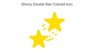Shinny Double Star Colored Icon In Powerpoint Pptx Png And Editable Eps Format