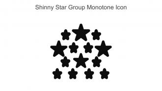 Shinny Star Group Monotone Icon In Powerpoint Pptx Png And Editable Eps Format