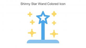 Shinny Star Wand Colored Icon In Powerpoint Pptx Png And Editable Eps Format