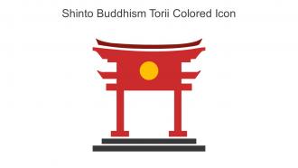 Shinto Buddhism Torii Colored Icon In Powerpoint Pptx Png And Editable Eps Format
