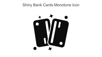 Shiny Bank Cards Monotone Icon In Powerpoint Pptx Png And Editable Eps Format